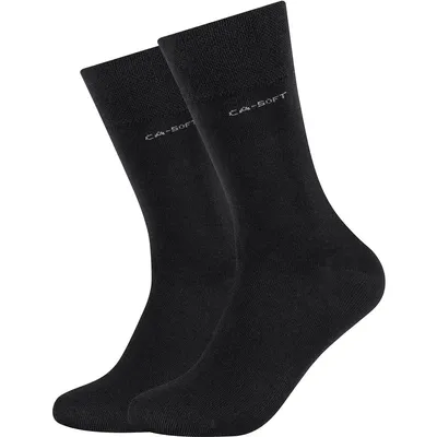 Camano Unisex ca-soft Socks 2p – Schwarz