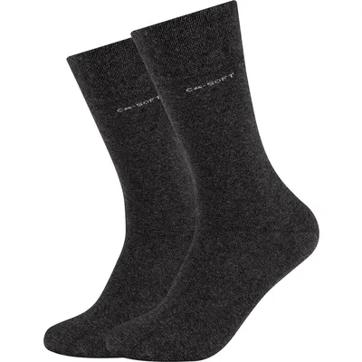 Camano Unisex ca-soft Socks 2p – ANTHRACITE