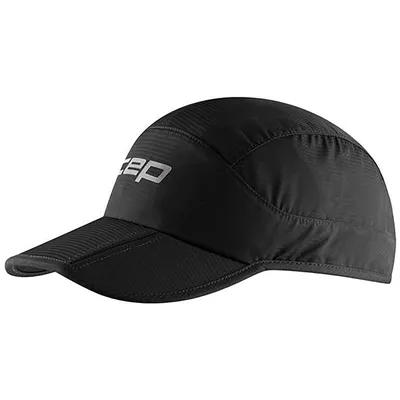 CEP run foldable cap, unisex – Schwarz