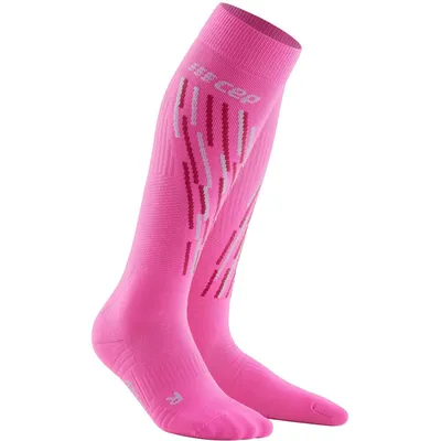 CEP ski thermo socks*, women – PINK/FLASH PINK