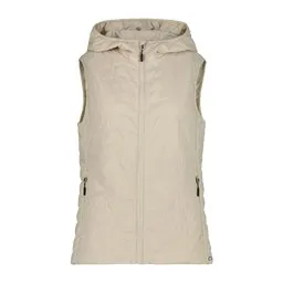 CMP WOMAN VEST FIX HOOD – CREAM