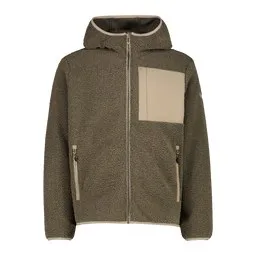 CMP MAN JACKET FIX HOOD – TEAK MEL.