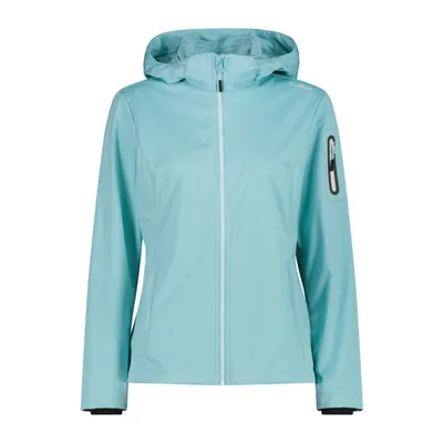 CMP WOMAN JACKET DET HOOD – LAGOON MEL.