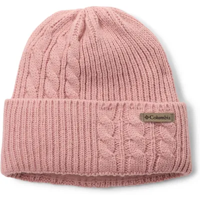 Columbia Agate Pass Cable Knit Beanie – Eraser Pink