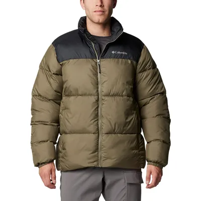 Columbia Puffect III Jacket – Steingrau Grün / Schwarz