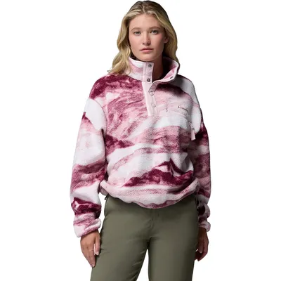 Columbia Helvetia II Printed Cropped Half Sn – ANTIQUE MAUVE, SUMMIT