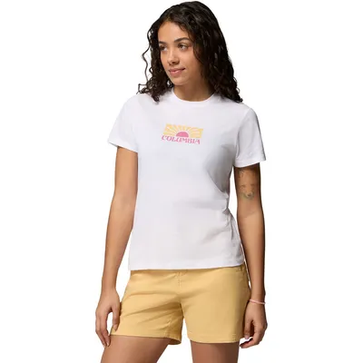 Columbia Ruby Springs Graphic Fitted SS – White, Brandrise