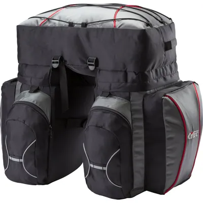Cytec Touren-Tasche Travel 3-fach – GRAU/SCHWARZ