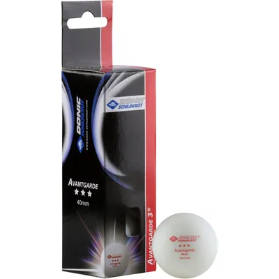 Donic Schildkröt TT-Ball 3-Stern EXCLUSIVE 40+, 3x white – KEINE FARBE
