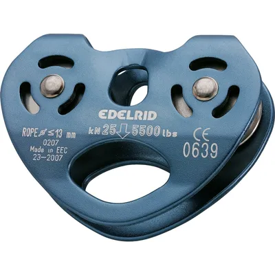 Edelrid Rail Doppelseilrolle – titan