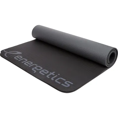 Energetics Fitnessmatte / Sportmatte NBR 185 – BLACK/GREY DARK