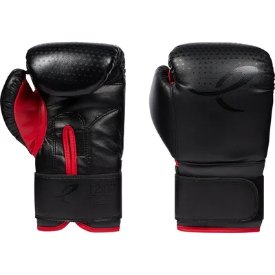 Energetics Box-Handschuh Boxing Glove PU FT – BLACK/ GREY/ RED