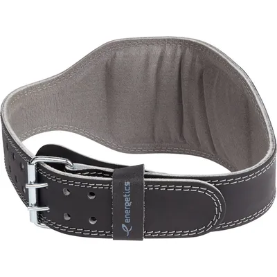 Energetics Ux.-Gew-Hebergürtel Weight Lifting Belt – BLACK/GREY DARK