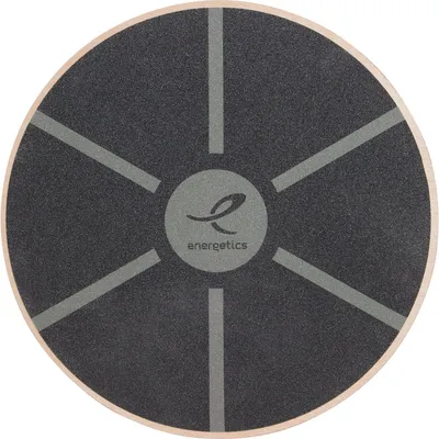 Energetics Trainings-Gerät Wooden Balance Board 1.0 – Schwarz / Dunkelgrau
