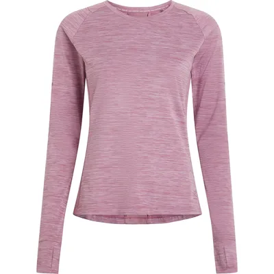Energetics Da.-Langarmshirt Evii L/S W – Violett meliert / Flieder