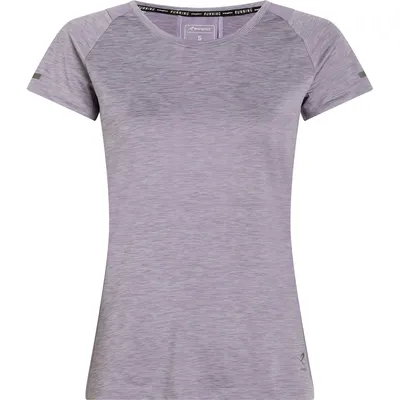Energetics Da.-T-Shirt Evii SS W – MELANGE/PURPLE LIGHT