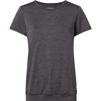 Energetics Da.-T-Shirt Jewel SS W – MELANGE/BLACK/ANTHRA