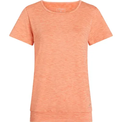 Energetics Da.-T-Shirt Jewel SS W – MELANGE/RED LIGHT/RE