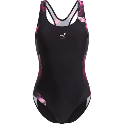 Energetics Da.-Schwimmanzug Revia III W – BLACK/AOP