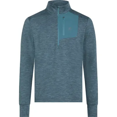 Energetics He.-Langarmshirt Willard M – MELANGE/BLUE DARK/NA