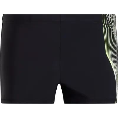 Energetics He.-Badehose Norm Trunks M – BLACK/GREEN LIME