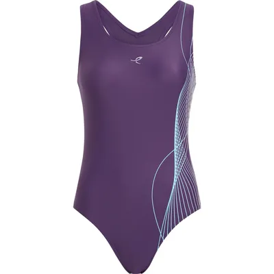 Energetics Da.-Badeanzug Paula D W – VIOLET DARK/TURQUOIS