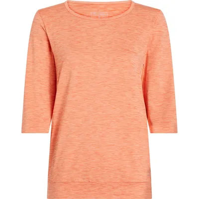 Energetics Da.-Shirt Jewel 3/4 SS W – MELANGE/RED LIGHT/RE