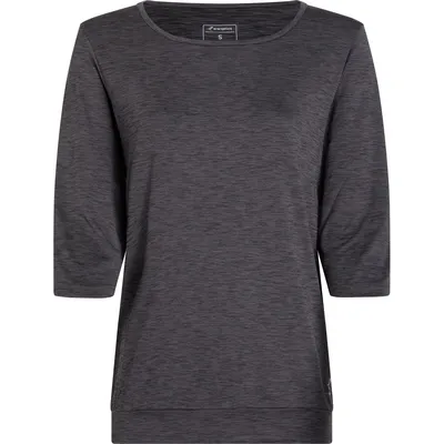 Energetics Da.-Shirt Jewel 3/4 SS W – MELANGE/BLACK/ANTHRA