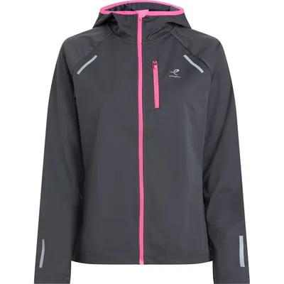 Energetics Da.-Kapuzenjacke Tobba JKT W – ANTHRACITE/PINK