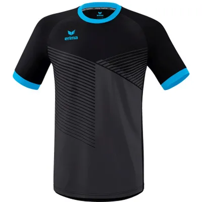 Erima MANTUA jersey shortsleeve – BLACK/CURACAO