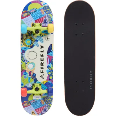 Firefly Skateboard SKB 305 – BLUE DARK/GREEN LIME