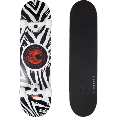 Firefly Skateboard SKB 505 – Weiß / Schwarz / Rot