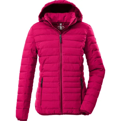 G.I.G.A. DX GW 49 Steppjacke mit Kapuze Damen – DUNKEL HIMBEERE