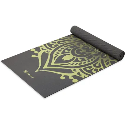 Gaiam Cool Matcha Sundial Layers Yoga Mat 5 MM Printed – *