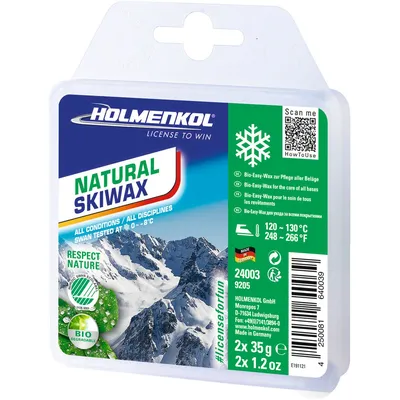 Holmenkol NATURAL SKIWAX 2X35 G