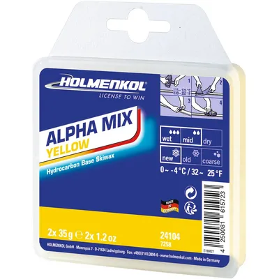 Holmenkol Alphamix Yellow 2x 35g
