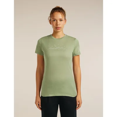 Icebreaker Women Merino 150 Tech Lite SS Tee Sparkling Stars – LICHEN
