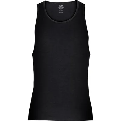 Icebreaker Men Merino 150 Anatomica Tank – BLACK