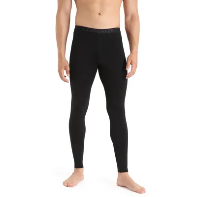 Icebreaker Men Merino 200 Oasis Leggings – BLACK