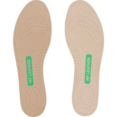 Intersport Einlegesohle Memory Foam Leather Insole – BROWN/ BLACK