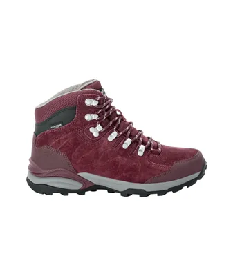 Jack Wolfskin REFUGIO TEXAPORE MID W – dark maroon