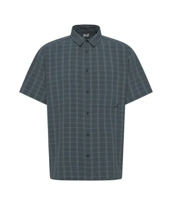 Jack Wolfskin MESETA SHIRT M – CHECK dark navy