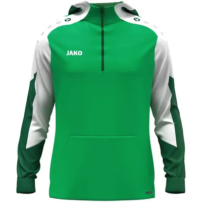 Jako Zip Hoodie Dynamic – grün/weiß/dunkelgrün