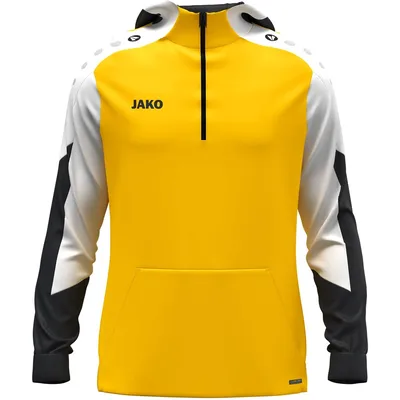 Jako Zip Hoodie Dynamic – Gelb / Weiß / Schwarz