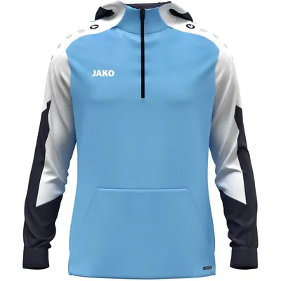 Jako Zip Hoodie Dynamic – skyblue/weiß/marine