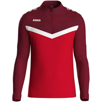 Jako Ziptop Iconic – ROT/WEINROT