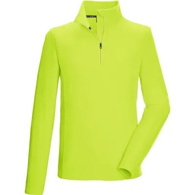 Killtec KSW 99 Fleeceshirt mit Stehkragen Herren – fruehlingsgruen