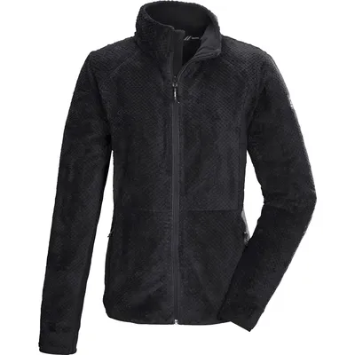 Killtec KOW 6 Strickfleecejacke Damen – SCHWARZ
