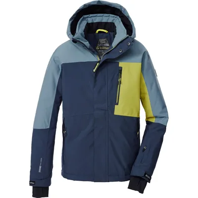 Killtec KSW 200 Skijacke Jungen – nachtblau/rauchblau/dunkellime