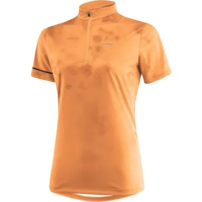 Löffler W BIKE SHIRT HZ LEAF – PAPAYA